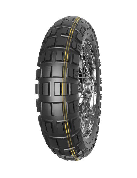 Pneu arrière MITAS ENDURO TRAIL XT DAKAR - 140/80B17 69H TL/TT M+S Jaune Jaune