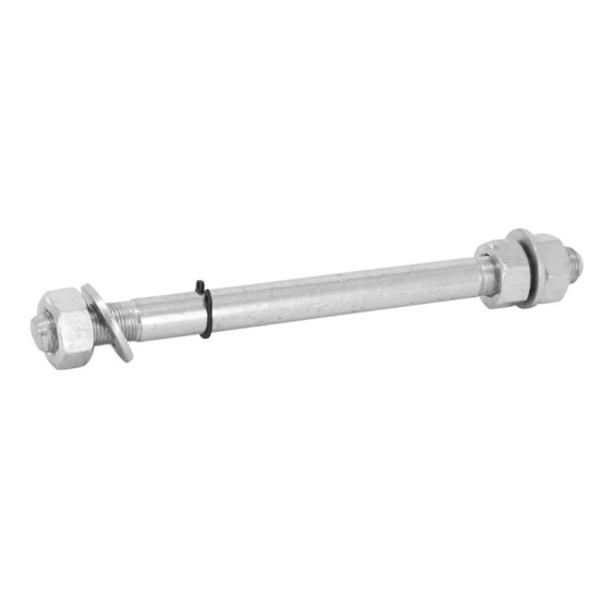 Axe de roue avant 12x100x165mm Peugeot 103