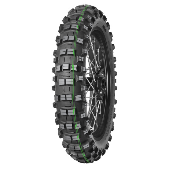 Pneu arrière enduro FIM MITAS TERRA FORCE-EF PRO SUPER SOFT (EXTREME ENDURO) - 140/80-18 70M TT Vert Vert