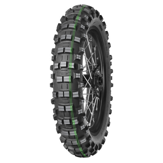 Pneu arrière enduro FIM MITAS TERRA FORCE-EF SUPER SOFT (EXTREME ENDURO) - 140/80-18 70M TT Vert Vert