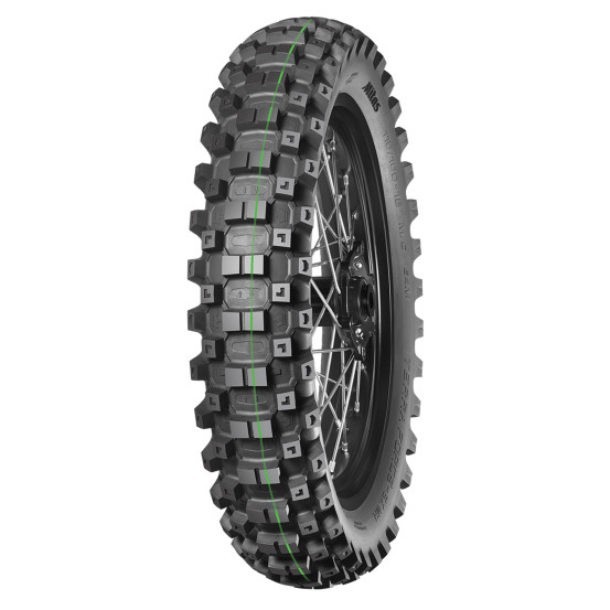 Pneu arrière enduro MITAS TERRA FORCE-EX MH SUPER LIGHT (MEDIUM HARD TERRAIN) - 110/100-18 64M TT Vert