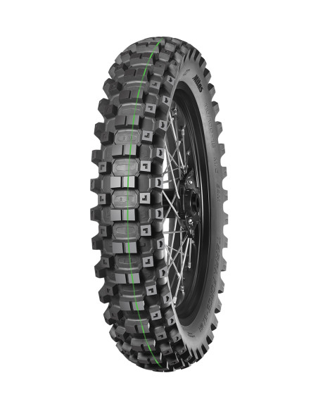 Pneu arrière enduro MITAS TERRA FORCE-EX MH SUPER LIGHT (MEDIUM HARD TERRAIN) - 120/90-18 65M TT Vert