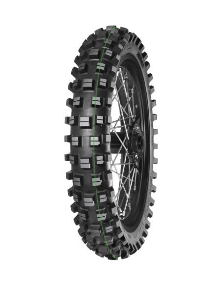 Pneu arrière enduro MITAS TERRA FORCE-EX XT SUPER LIGHT (XTREME TERRAIN) - 120/90-18 65M TT Vert