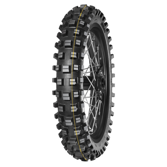 Pneu arrière enduro MITAS TERRA FORCE-EX XT SUPER (XTREME TERRAIN) - 120/90-18 65M TT Jaune