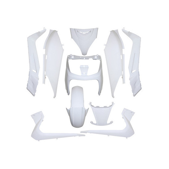Kit carénages maxiscooter Yamaha 125-250 XMAX 2006-2009 / MBK 125-250 Skycruiser 2006-2009 Blanc brillant