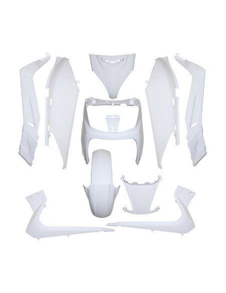 Kit carénages maxiscooter Yamaha 125-250 XMAX 2006-2009 / MBK 125-250 Skycruiser 2006-2009 Blanc brillant