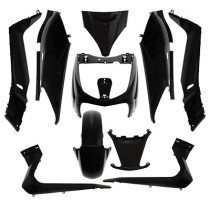 Kit carénages maxiscooter Yamaha 125-250 XMAX 2006-2009 / MBK 125-250 Skycruiser 2006-2009 Noir brillant