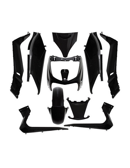 Kit carénages maxiscooter Yamaha 125-250 XMAX 2006-2009 / MBK 125-250 Skycruiser 2006-2009 Noir brillant