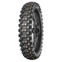 Pneu arrière cross MITAS TERRA FORCE-MX MH (MEDIUM HARD TERRAIN) - 90/100-16 51M TT Rouge Vert
