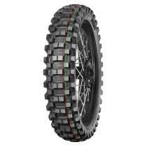Pneu arrière cross MITAS TERRA FORCE-MX MH PITCROSS (MEDIUM HARD TERRAIN) - 90/100-12 46M TT Rouge Vert