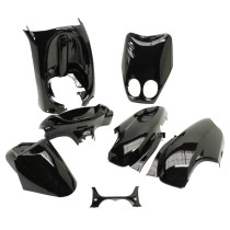 Kit carénages scooter MBK 50 Ovetto/Yamaha 50 Neo's 2002-2007 Noir brillant