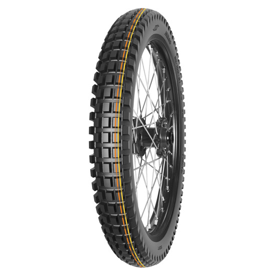 Pneu avant MITAS TRIAL SOFT - 80/100-21 (2.75-21) 51M TL/TT Orange Jaune