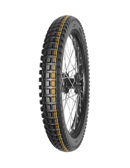 Pneu avant MITAS TRIAL SOFT - 80/100-21 (2.75-21) 51M TL/TT Orange Jaune