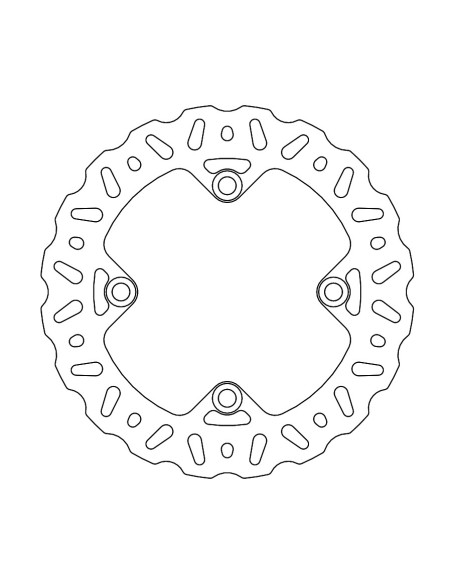 Disque de frein arrière MOTO MASTER Nitro - HONDA XR L 250 / 400 / 600 / 650