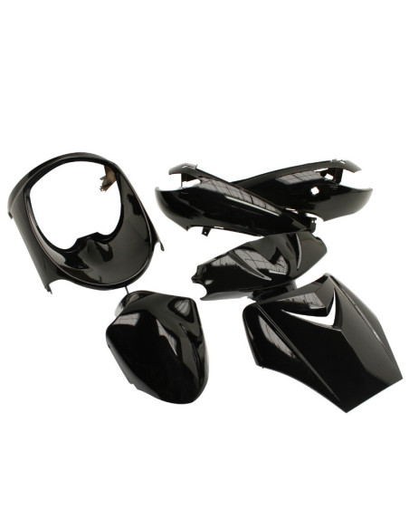 Kit carénages scooter Peugeot 50 Vivacity 1998-2007 Noir brillant
