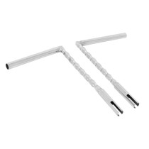 Guidon torsadé Peugeot 103 MVL / Vogue Chromé (hauteur 220mm)