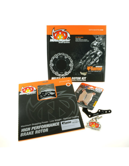 Kit frein avant oversize 270mm MOTO MASTER - Patte de déport + plaquettes incluses - YAMAHA YZ 450 F 2020-2026