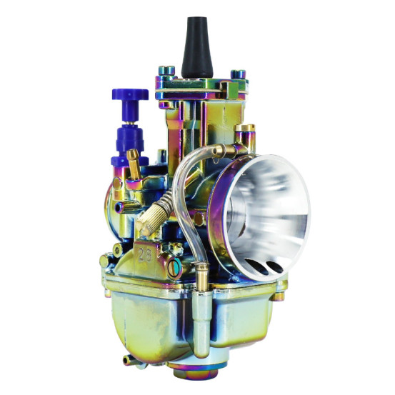 Carburateur titanium PWK 28 boisseau plat Powerjet
