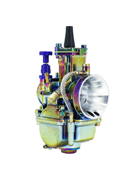 Carburateur titanium PWK 28 boisseau plat Powerjet