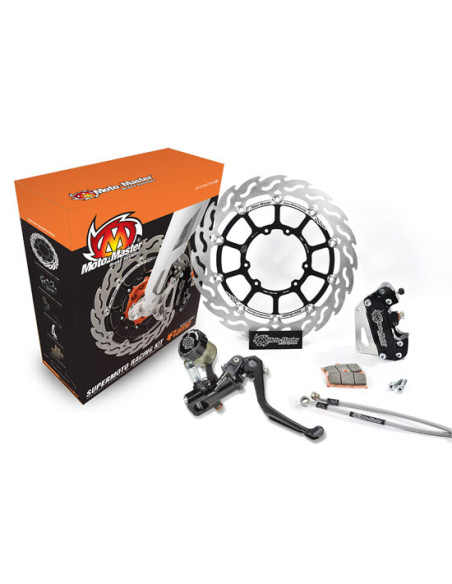 Kit frein avant complet supermotard MOTO MASTER - Disque Flame 320mm - Option MC RMC-R - BETA RR (avec éclairage)