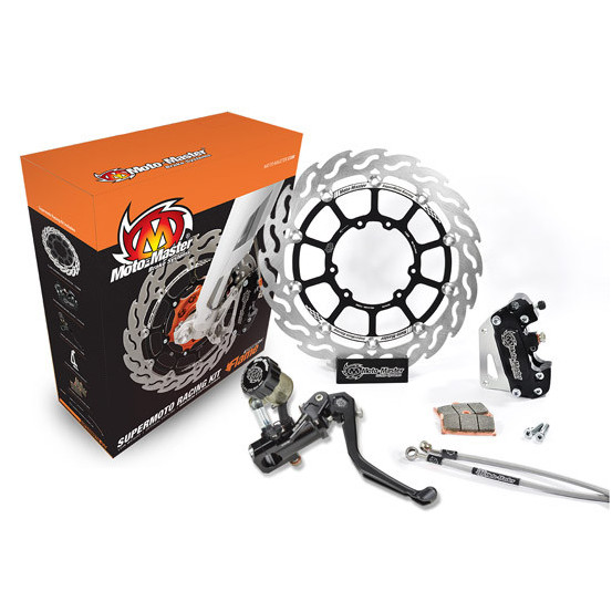 Kit frein avant complet supermotard MOTO MASTER - Disque Flame 320mm - Option MC RMC-R - SHERCO (avec éclairage)