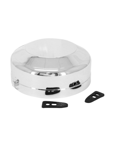 Cache volant d'allumage MBK/Motobécane AV7/AV10 à rupteur Chrome (avec attaches)