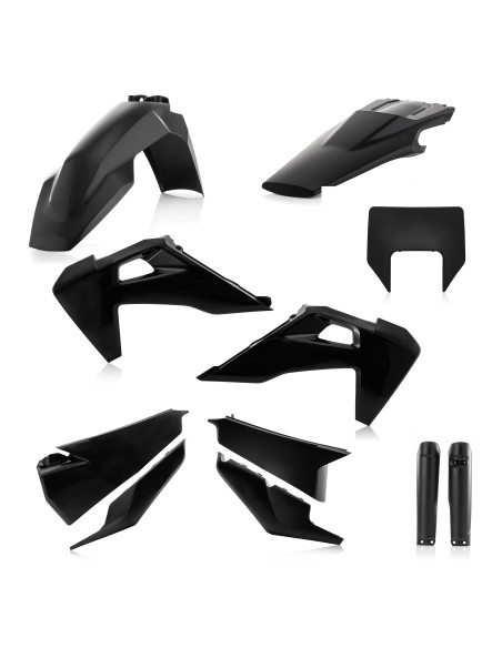 Kit plastiques complet - Noir - ACERBIS Husqvarna TE FE 2020