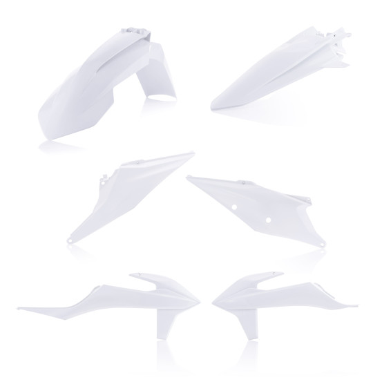 Kit plastiques - Blanc - ACERBIS KTM 125/150/250/300 EXC 2020 250/350/450/500 EXCF 2020