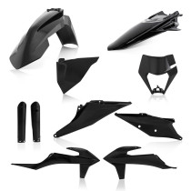 Kit plastiques complet - Noir - ACERBIS KTM 150/250/300 EXC 2020 250/350/450/500 EXCF 2020