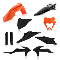Kit plastiques complet - Noir - ACERBIS KTM 150/250/300 EXC 2020 250/350/450/500 EXCF 2020