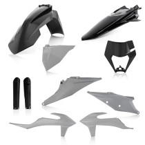 Kit plastiques complet - Noir - ACERBIS KTM 150/250/300 EXC 2020 250/350/450/500 EXCF 2020