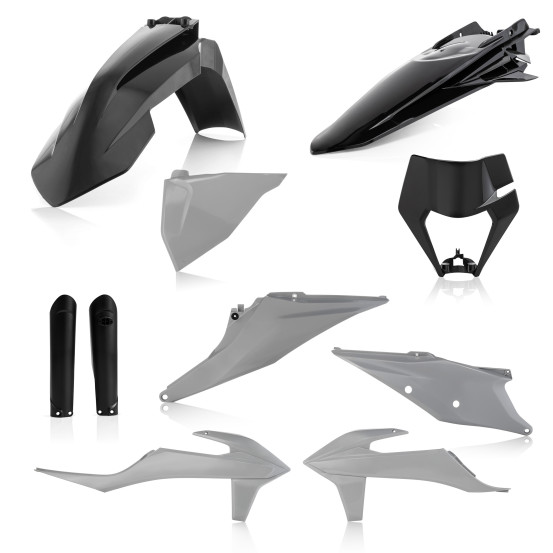 Kit plastiques complet - Noir - ACERBIS KTM 150/250/300 EXC 2020 250/350/450/500 EXCF 2020