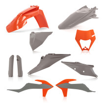 Kit plastiques complet - Gris - ACERBIS KTM 150/250/300 EXC 2020 250/350/450/500 EXCF 2020