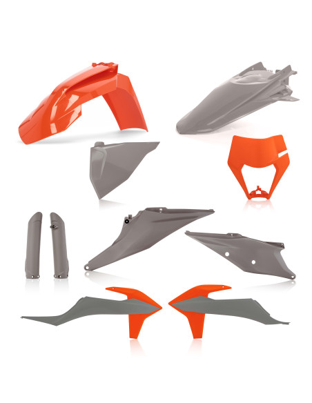 Kit plastiques complet - Gris - ACERBIS KTM 150/250/300 EXC 2020 250/350/450/500 EXCF 2020