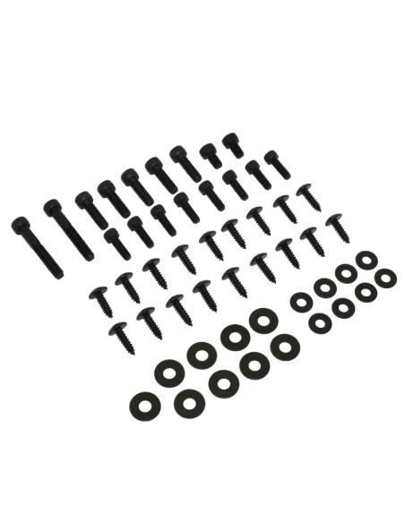 Vis de kit carénages/capotage Replay Acier pour MBK 50 Booster NG, Rocket/Yamaha 50 Bump/Spy Noir