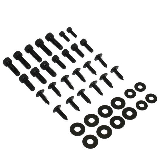 Vis de kit carénages/capotage Replay Acier pour MBK 50 Ovetto/Yamaha 50 Neo's Noir