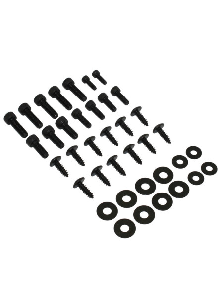 Vis de kit carénages/capotage Replay Acier pour MBK 50 Ovetto/Yamaha 50 Neo's Noir