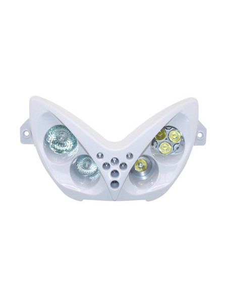 Optique de phare MBK 50 Nitro/Yamaha 50 Aerox Blanc