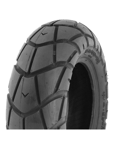 Pneu Arrière Scooter DELI TIRE 150/80-10 SC-101 TL 65L