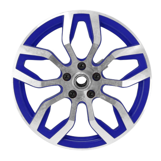 Poulie aluminium Peugeot MBK / Motobécane 51 / 103 SP / MVL Bleu (pignon 11 dents)