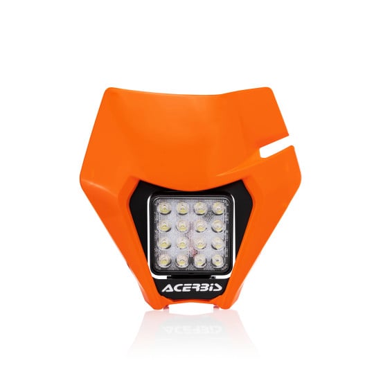 Plaque phare LED - Orange - ACERBIS KTM EXC/EXCF 2020-2021