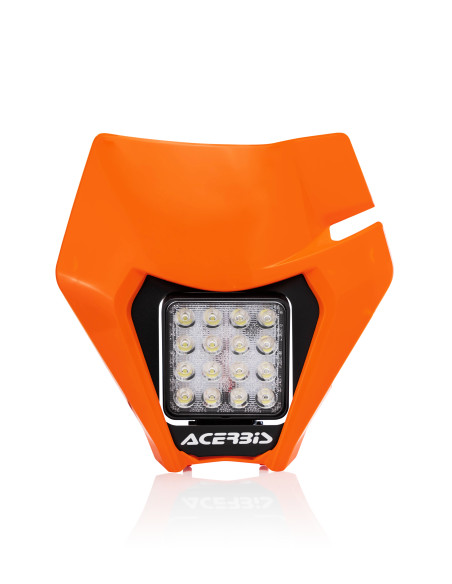 Plaque phare LED - Orange - ACERBIS KTM EXC/EXCF 2020-2021
