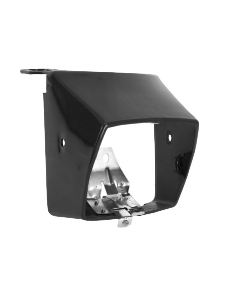Capot de phare Peugeot 103 MVL / Vogue Noir (avec patte, ressort et trou compteur)