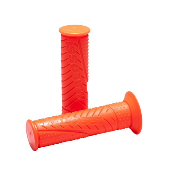 Poignées moto scooter racing MALOSSI MHR Orange fluo
