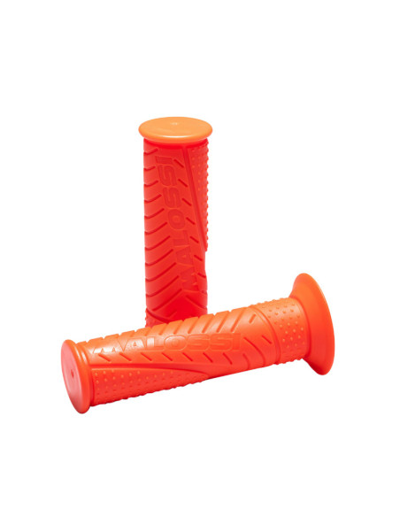 Poignées moto scooter racing MALOSSI MHR Orange fluo