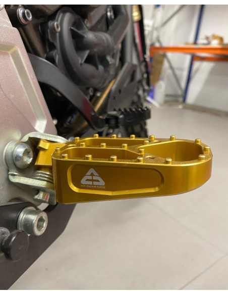 Repose-pieds ACD RACING YAMAHA 700 Ténéré 2019-2023 Or