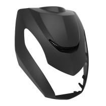 Carénage tablier avant supérieur scooter Peugeot Kisbee 2T / 4T 2010-2020 Noir mat