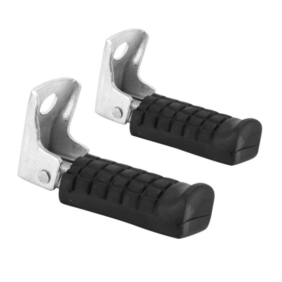 Reposes-pieds passager Peugeot 103/MBK/Motobécane 51 noir (fixation axe de roue) V1