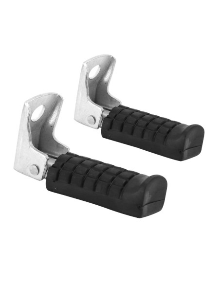 Reposes-pieds passager Peugeot 103/MBK/Motobécane 51 noir (fixation axe de roue) V1