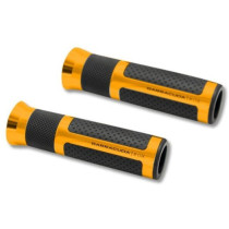 Paire de poignées Racing Grips noires VR46 by BARRACUDA